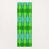 Fern Ikat 3 x GL Yogamatte (Rückseite)