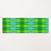 Fern Ikat 3 x GL Yogamatte (Vorderseite (Horizontal))