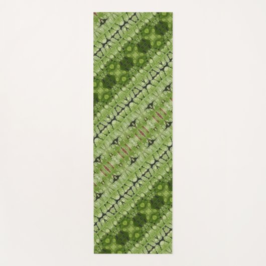 Fern Ikat 6 Yogamatte (Vorderseite)