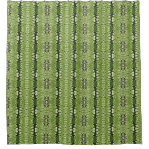 Fern Ikat Zen Duschvorhang
