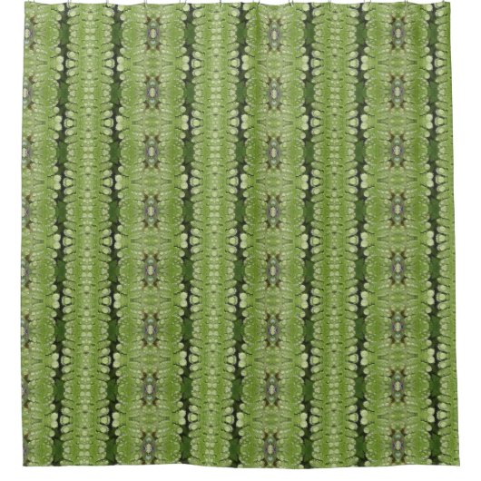 Fern Ikat Zen Duschvorhang (Vorderseite)