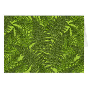 Fern in grün