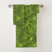 Fern in grün badhandtuch set (Insitu)