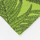 Fern in grün fleecedecke (Ecke)