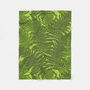 Fern in grün fleecedecke