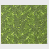 Fern in grün geschenkpapier (Flach)
