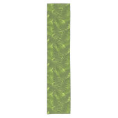 Fern in grün kurzer tischläufer (Vorderseite)
