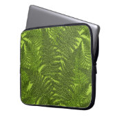 Fern in grün laptopschutzhülle (Vorderseite Links)