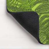 Fern in grün mousepad (Ecke)