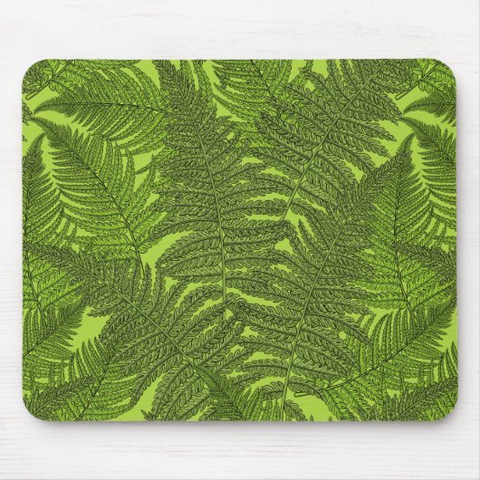 Fern in grün mousepad (Vorne)