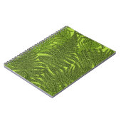 Fern in grün notizblock (Linke Seite)