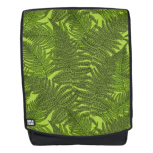 Fern in grün rucksack