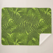 Fern in grün sherpadecke (Vorderseite (Horizontal))