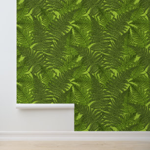 Fern in grün tapete