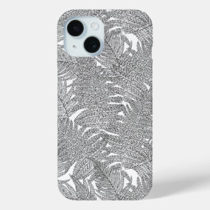 Fern in Schwarz und Weiß Case-Mate iPhone Hülle