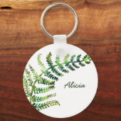 Fern Individuelle Name Schlüsselanhänger (Vorderseite)