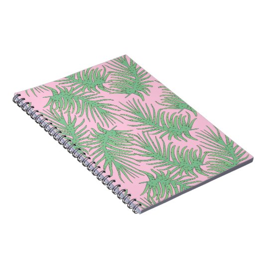 Fern ist in rosa. notizblock (Rechte Seite)