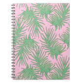 Fern ist in rosa. notizblock (Vorderseite)