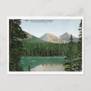 Fern Lake, Estes Park, Colorado Vintage auf Deutsc Postkarte