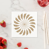 Fern Leaf Cyclone Napkins Serviette (Beispiel)