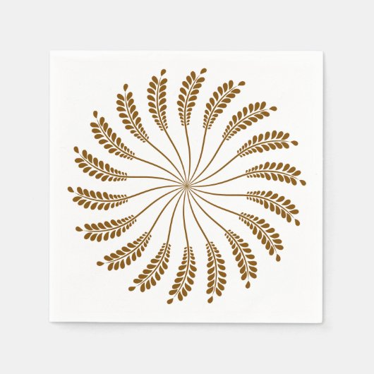 Fern Leaf Cyclone Napkins Serviette (Vorderseite)