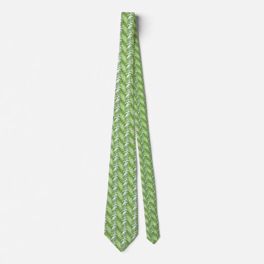 Fern Leaf Frontsystem Necktie Krawatte (Vorderseite)