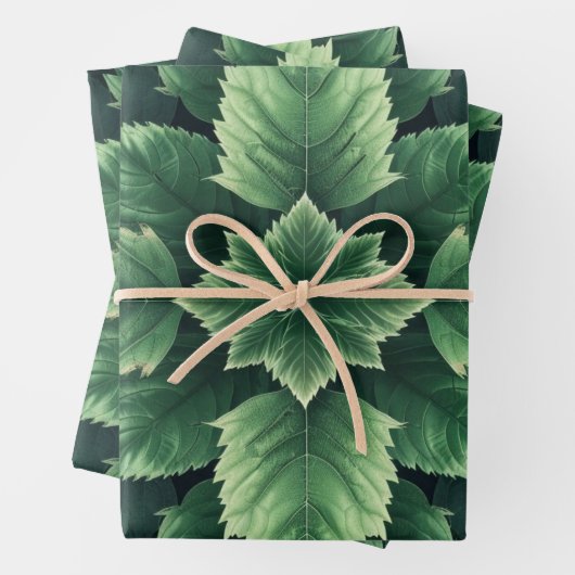Fern Leaf Geschenkpapier Set (Beispiel)