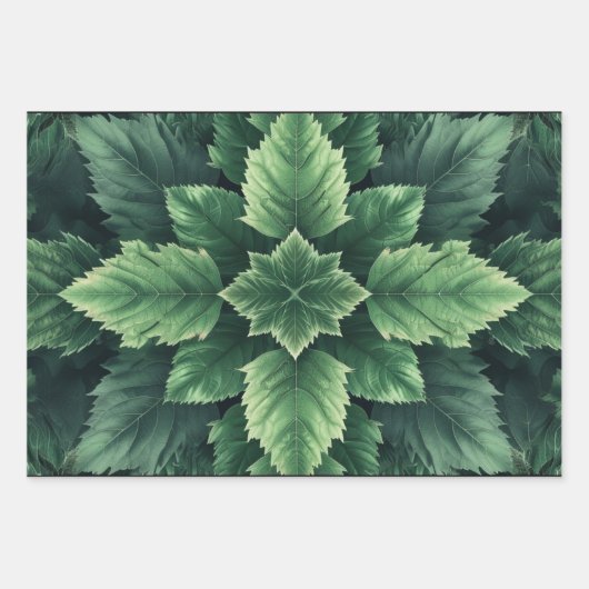 Fern Leaf Geschenkpapier Set (Vorderseite)