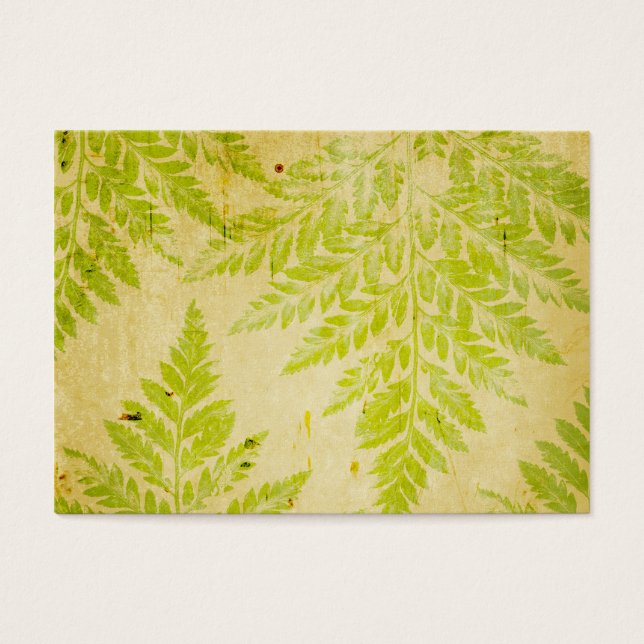 Fern Leaf gestanztes Muster grungy Hintergrund (Vorderseite)