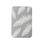 Fern Leaf Gray Botanic Bath Mat Badematte (Vorderseite Vertikal)