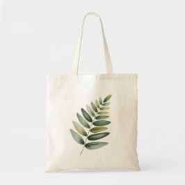 Fern leaf illustration tragetasche