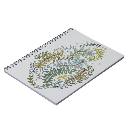 Fern Leaf Journal Notizblock (Linke Seite)