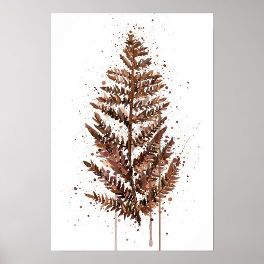Fern Leaf Poster (Vorne)
