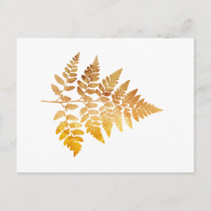 Fern Leaf Postkarte