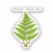 Fern Meaning Aufkleber (Vorderseite)