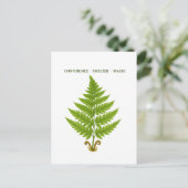 Fern Meaning Postkarte (Stehend Vorderseite)