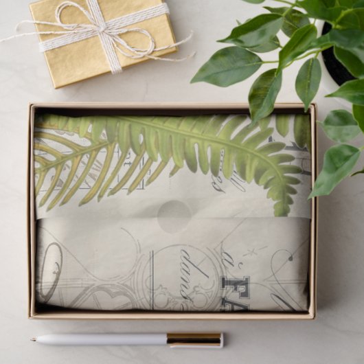 Fern Moth Apothecary Decoupage Tissue Paper Seidenpapier (Geschenk)