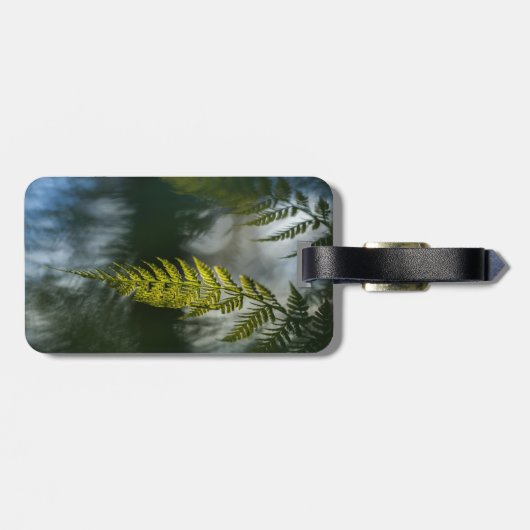 Fern Nature Foto Gepäckanhänger (Rückseite horizontal)