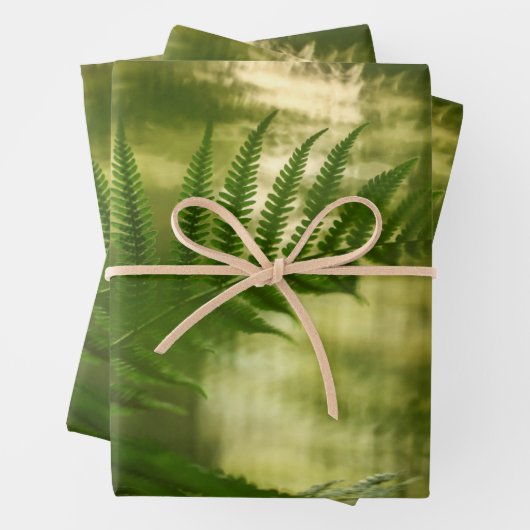 Fern Nature Foto Geschenkpapier Set (Beispiel)