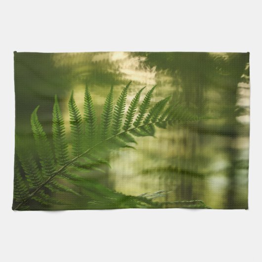 Fern Nature Foto Geschirrtuch (Horizontal)