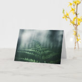 Fern Nature Foto Karte (Gelbe Blume)