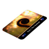 Fern, Neuseeland, Wildnis/Aotearoa Magnet (Linke Seite)