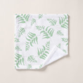 Fern Pattern Badhandtuch Set (Waschlappen)