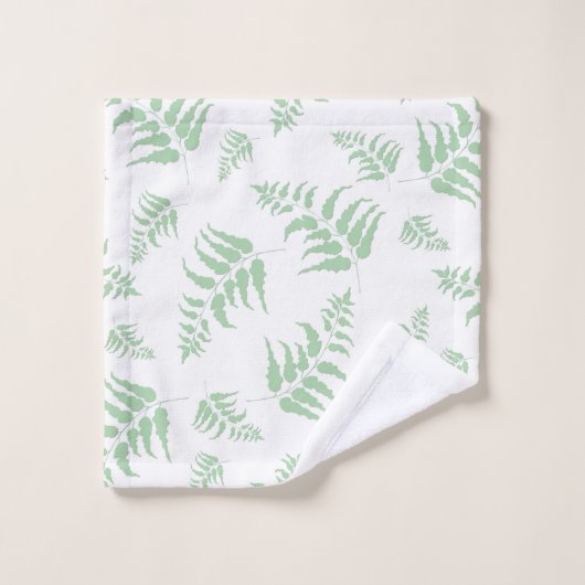 Fern Pattern Badhandtuch Set (Waschlappen)