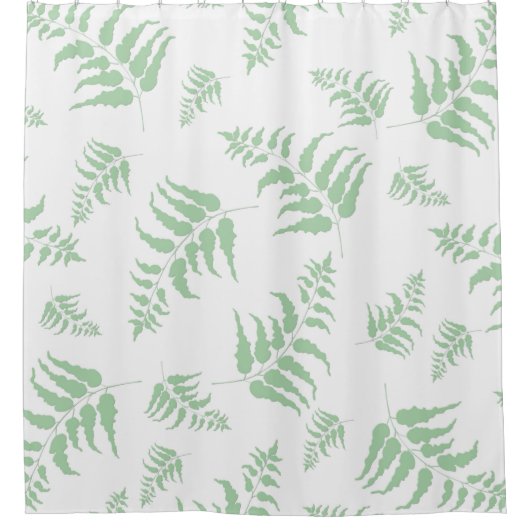 Fern Pattern Duschvorhang (Vorderseite)