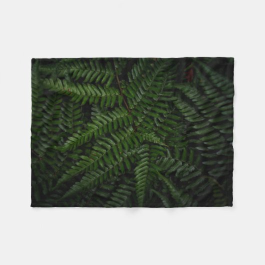 Fern Pflanze Fleecedecke (Vorderseite (Horizontal))