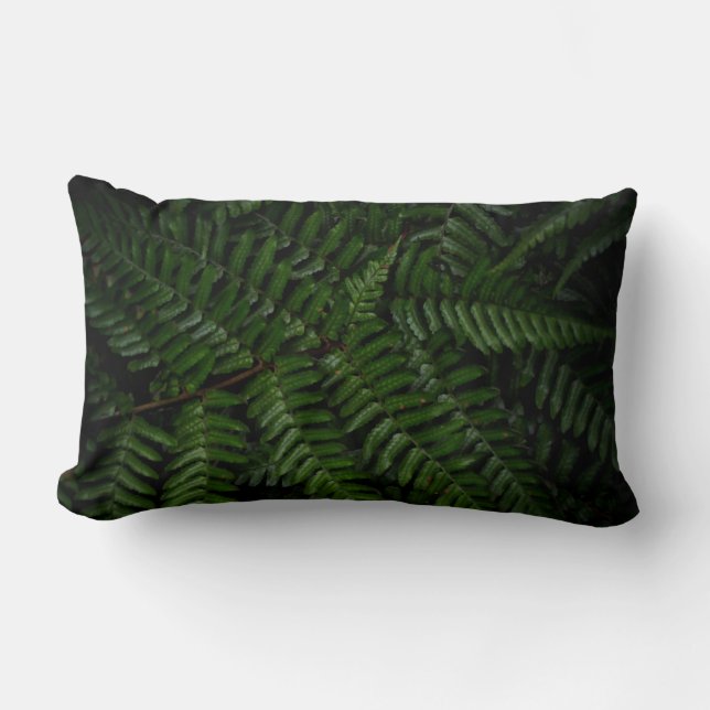 Fern Pflanze Lendenkissen (Vorderseite)
