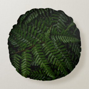 Fern Pflanze Rundes Kissen