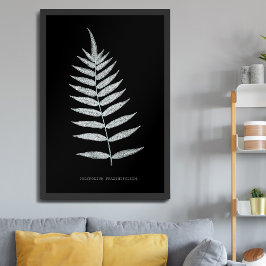 Fern - Polypodyum Fraxinifolium - Röntgeneffekt -0 Poster