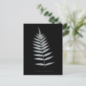 Fern - Polypodyum Fraxinifolium - Röntgeneffekt -0 Postkarte (Stehend Vorderseite)
